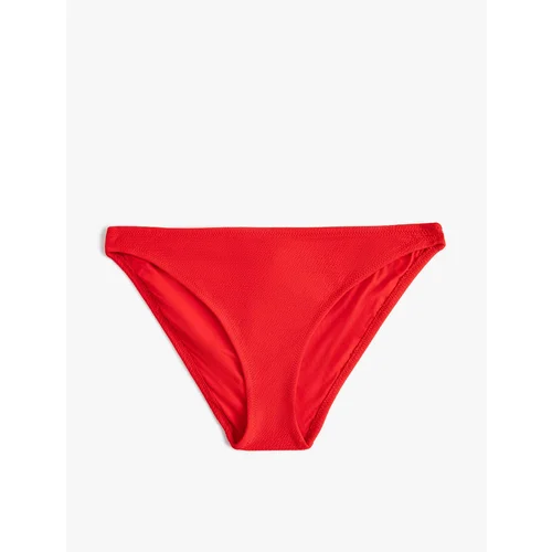  Textured Bikini Bottom Normal Waist