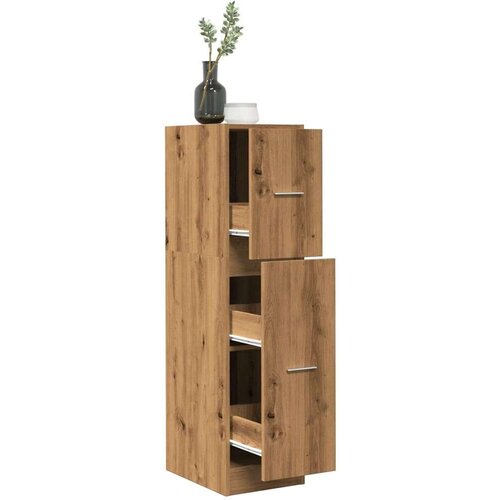 vidaXL Ormarić za lijekove boja artisian hrast 30x41x118 cm drveni Cene