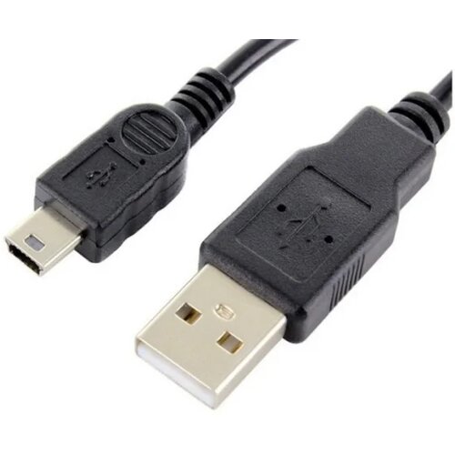  Cable USB - miniUSB 1,0 m 1A black bulk Cene