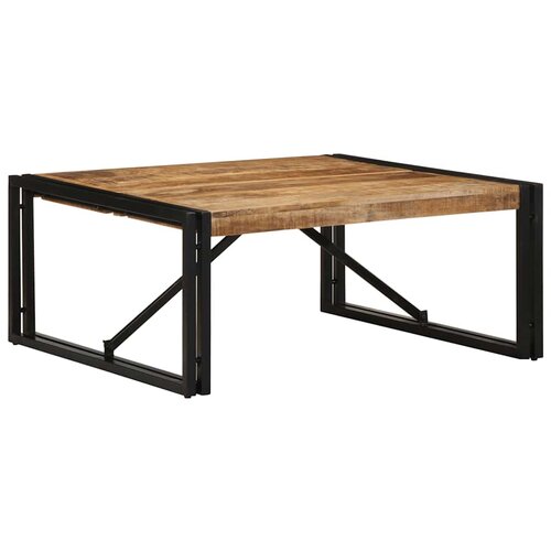  Stolić za kavu 80x80x35 cm od masivnog grubog drva manga Cene