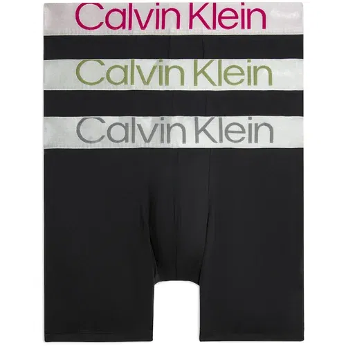 Calvin Klein Underwear Bokserice siva / maslinasta / magenta / crna