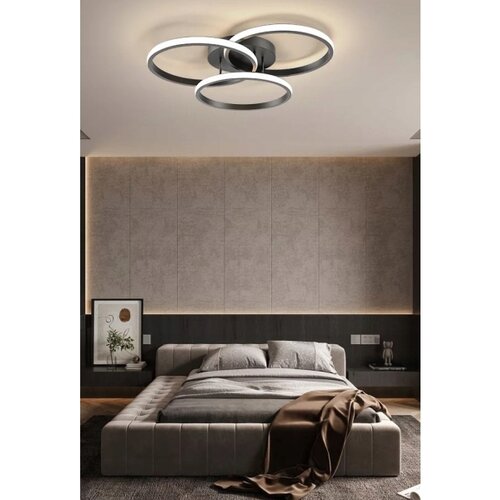  LED prigu&amp;scaron;iva plafonska svetiljka LED/70W/230V 3000-6500K crna + daljinski upravljač Slike
