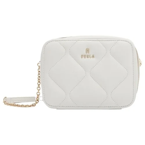 Furla Handbag - CAMELIA MINI CAMERA CASE white