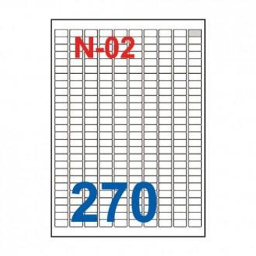 NANO Etikete za laserske i ink-jet pisače , N-02, 17,8x10 mm, 100/1 Slike