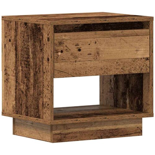  Noćni ormarić s ladicama 2 pcs Staro drvo 45 x 34 x 44 cm Slike
