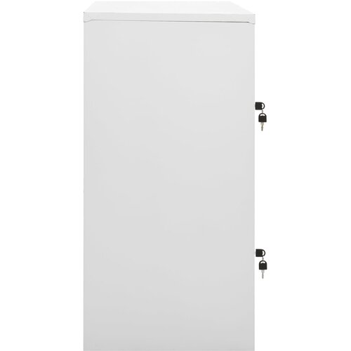  Ormarići s ključem 2 kom svjetlosivi/zeleni 90x45x92,5 cm čelik Slike