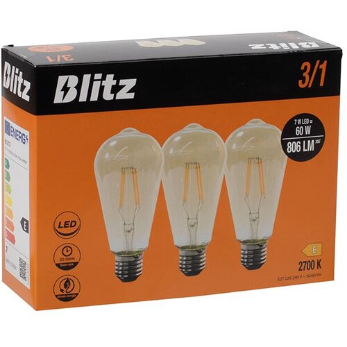 Blitz led žarulja E27, 7 w, 2700 k, ST64 3/1 Cene