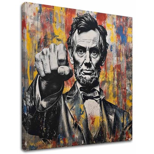  Slika ABRAHAM LINCOLN - Moć povijesti | 100% originalno oslikano akrilom Cijene