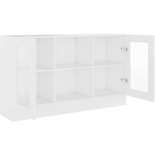 VidaXL Vitrina bijela 120 x 30 5 x 70 cm od iverice Slike