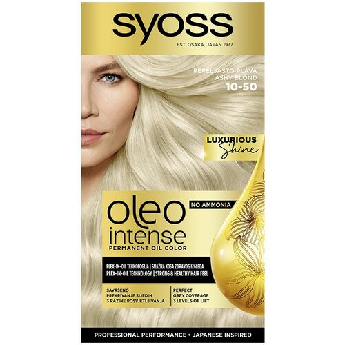 Syoss oleo intense boja za kosu 10-50/ ashy blond Slike