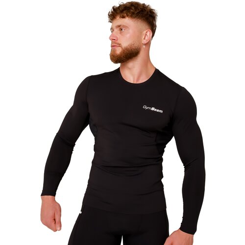 GymBeam High Compression Long Sleeve T-shirt Black Slike