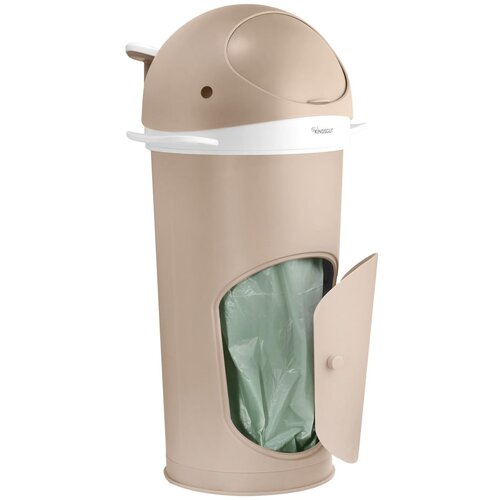 Kindsgut Bež plastičen ko&amp;scaron; za plenice 25 l Whale &amp;ndash; Slike
