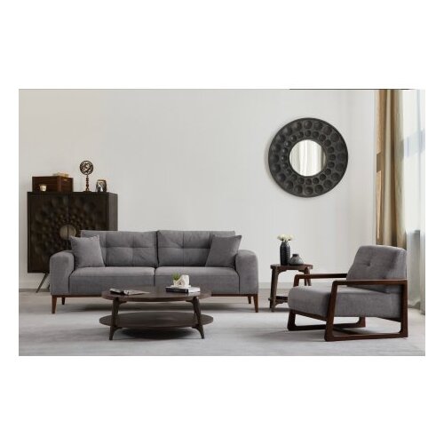 Atelier Del Sofa Trosjed na razvlačenje Sinor 92x75x225 cm, Svijetlosivi Cijene