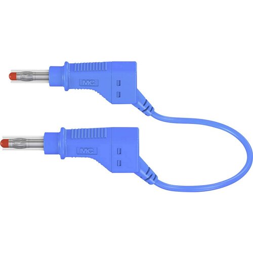 Stäubli 66.9405-05023 varnostni merilni kabel [lamelni vtič 4 mm - lamelni vtič 4 mm] 0.50 m modra 600 V varnostni merilni kabeltipa XZG410 66.9405-05023 MultiContact, (20422322) Cene