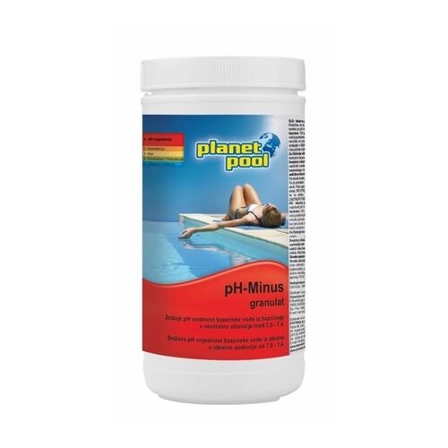 PLANET POOL granulat planet pool ph minus (zniževanje ph vrednosti, 1,5 kg) Slike