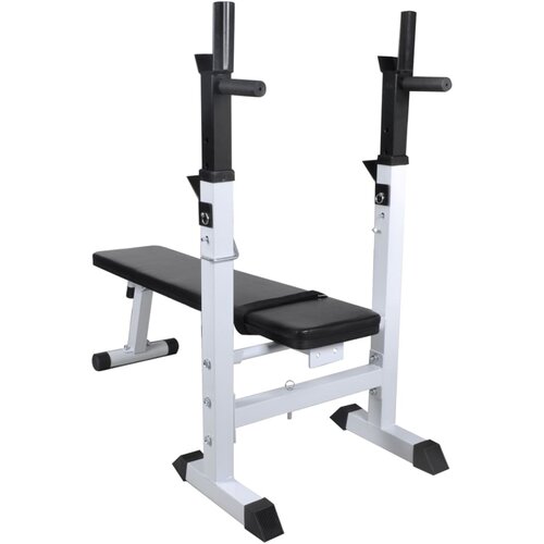  Klupa za vježbanje sa stalkom za utege i setom utega 60,5 kg Slike