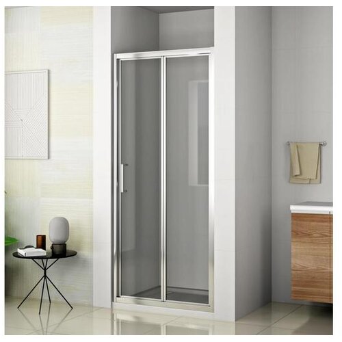 Armal tu&scaron; preklopna vrata 80x190, krom profili, prozorno steklo, 6mm Cene