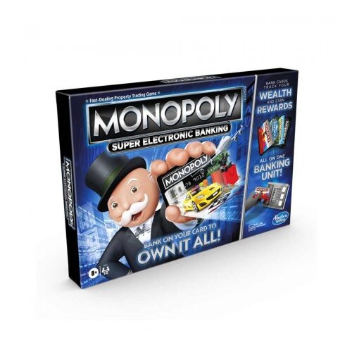 Hasbro Monopoly Super Electronic Banking družaba igra (v madžar&amp;scaron;čini) Slike