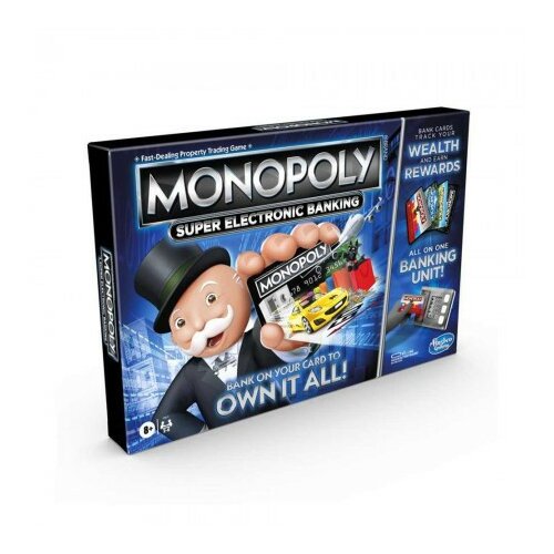 Hasbro Monopoly super electronic banking E8978 društvena igra Slike