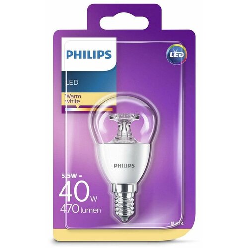 Philips LED sijalica 5,5W(40W) P45 E14 ww cl nd Srt4 Ps688 CTC-PS688 Slike