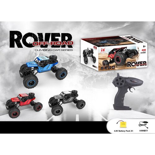Buggy na daljinsko upravljanje Crawler ROVER 1:16 R/C - crni Cene