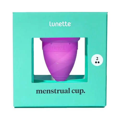 Lunette menstrual cup. menstrualna skodelica velikost 2 - vijolična