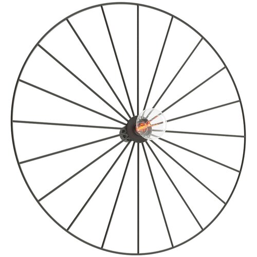 Thoro Lighting Stenska svetilka / Stropna svetilka SIRKEL 45 črna, (21347607) Cene