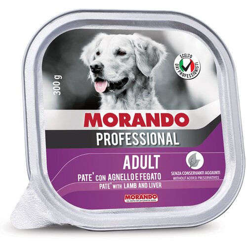 Morando Professional Prof Adult Pate Jagnjetina in Jetra 300g alu-pak Cene