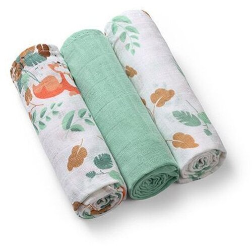 BabyOno 348/12 pelene muslin 3kom zelene Slike