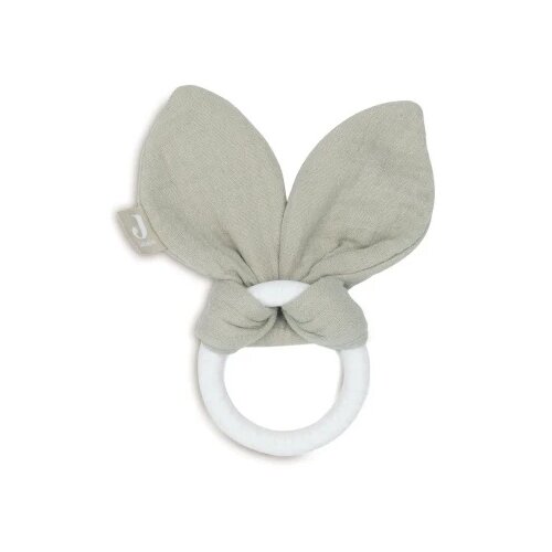 Jollein Silikonska grickalica za zube Bunny Ears 0 m+, Olive Green Cene