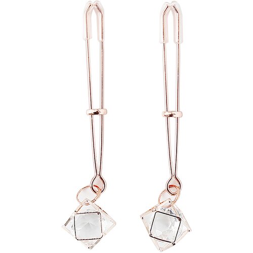 Kiotos Nipple Clamps Prism Rose Gold Slike