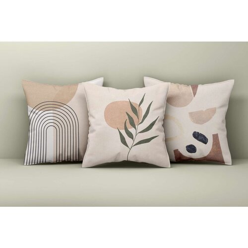 WALLXPERT Asr_plw25 - 52 multicolor cushion cover set (3 pieces) Cene