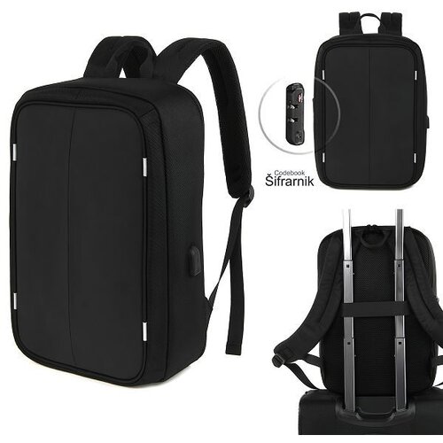 Maxline Ruksak za laptop do 17,3&amp;quot; KLB220318, USB priključak, digitalna brava Slike