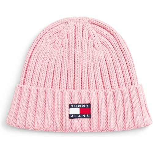 Tommy Jeans Kape Tjw Heritage Core Beanie Rožnata Slike