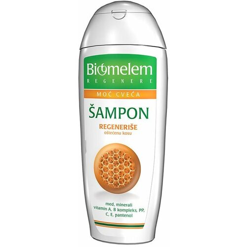 Biomelem šampon za regeneraciju moć cveća 222 ml Slike