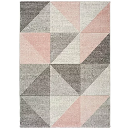 Universal ružičasto-sivi tepih Retudo Naia, 160 x 230 cm