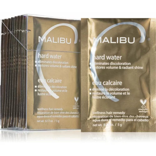 Malibu C Wellness Hair Remedy Hard Water razstrupljevalna kura za lase 12x5 g