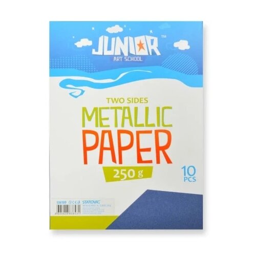 Junior jolly metallic paper papir metalik a4 250g 10k - odaberite nijansu tamno plava ( 136109 ) Cene