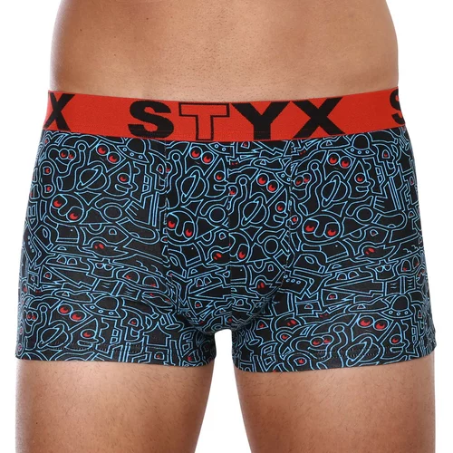 STYX Men's boxers art sports rubber doodle