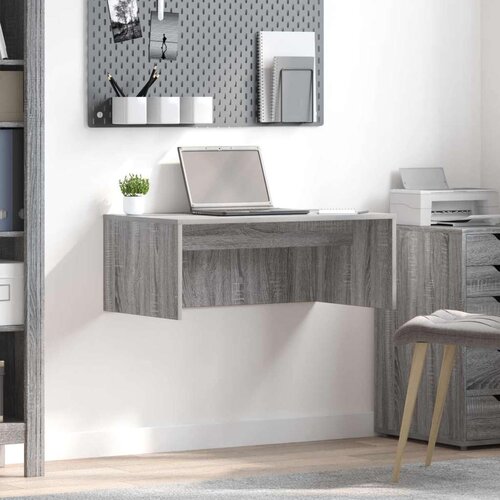  Stol za zid Zidne Siva Sonoma 80 x 45 x 30 cm Konstruirano drvo Cijene
