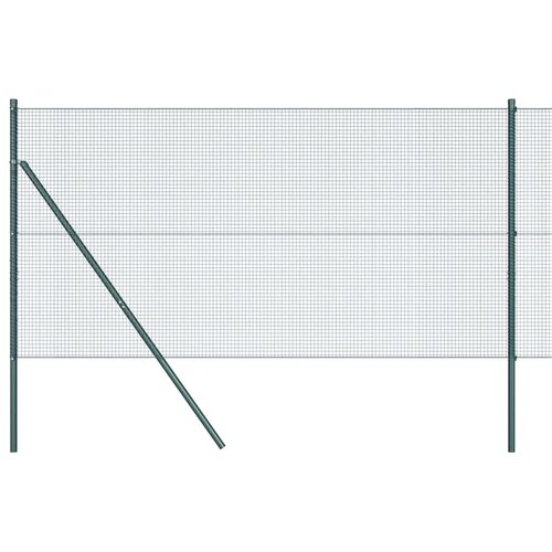  Zavarena žičana ograda za fiksaciju 10 x 1,4 m Zelena Mreža Slike
