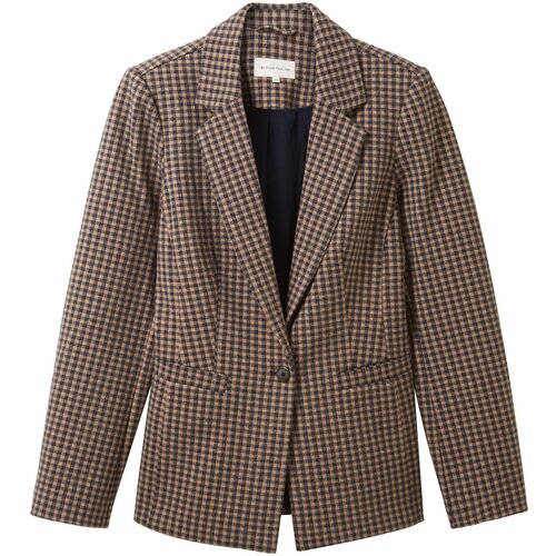 Tom Tailor Blazer mornarska / svetlo rjava Slike