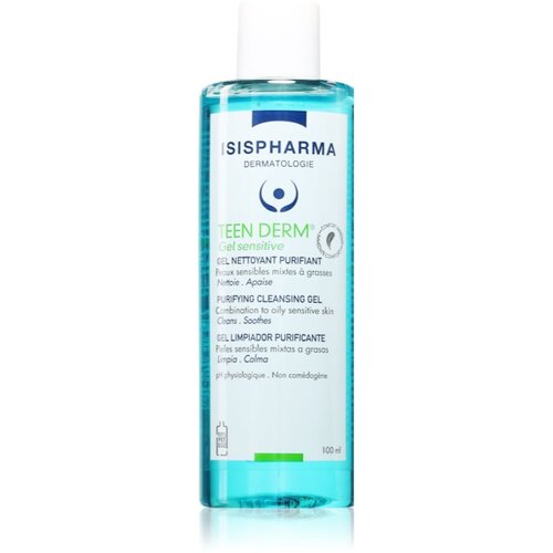 Isis Pharma Teen Derm Gel Sensitive gel za či&scaron;ćenje za osjetljivo lice sklono aknama 100 ml Cijene