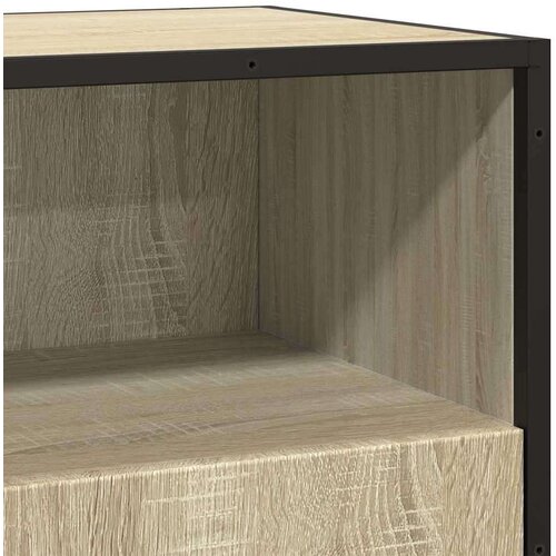 VidaXL Komoda boja hrasta 68x35x76 cm konstruirano drvo Slike