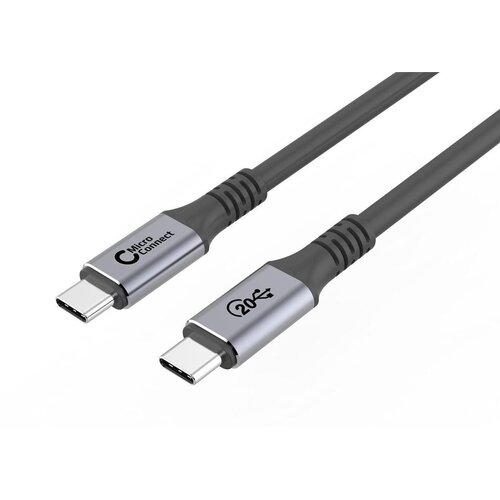 MicroConnect USB C kabel, USB 3.2 Gen2x2, 100W, 20Gbps, 5m Cene
