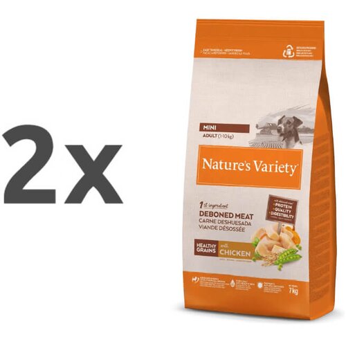 Nature’s Variety Nature's Variety Healthy Grains Dog Mini Adult - pi&scaron;čanec 2 x 7 kg Cene