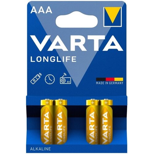 Varta Longlife 4103 AAA LR03 1,5 V alkalne baterije, 4 kom Slike