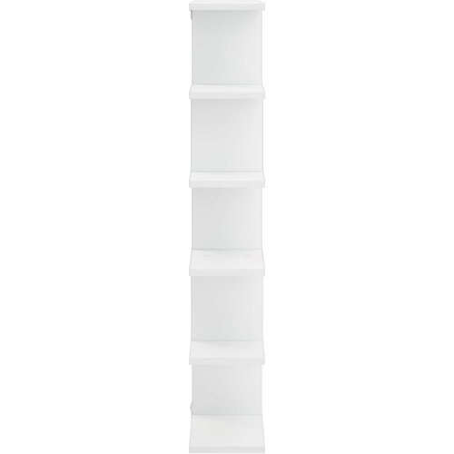  Zidna polica Bijela 70 x 17 x 101 cm Prerađeno drvo Slike