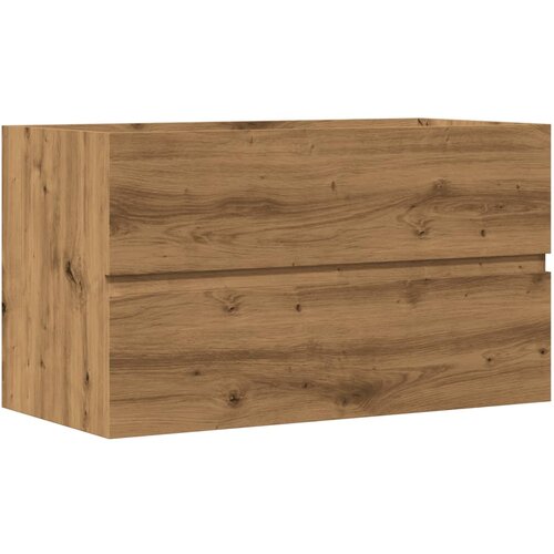 Maison Chic Kopalni&amp;scaron;ka viseča omarica - Kopalni&amp;scaron;ke omarice artisian hrast 80x38,5x45 cm inž. les, (21794944) Slike