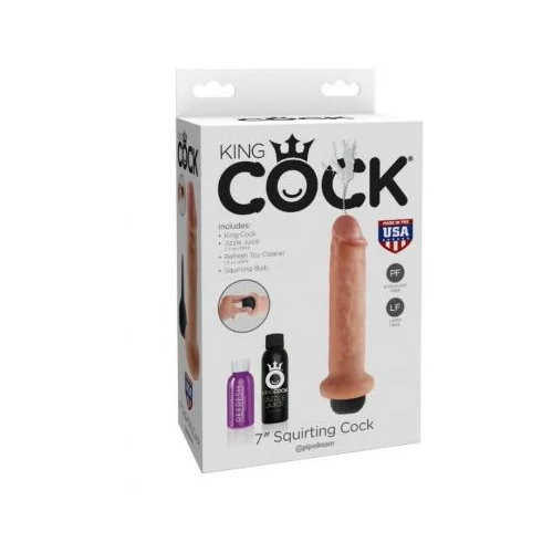 King Cock Dildo 7 Squirting, 18cm